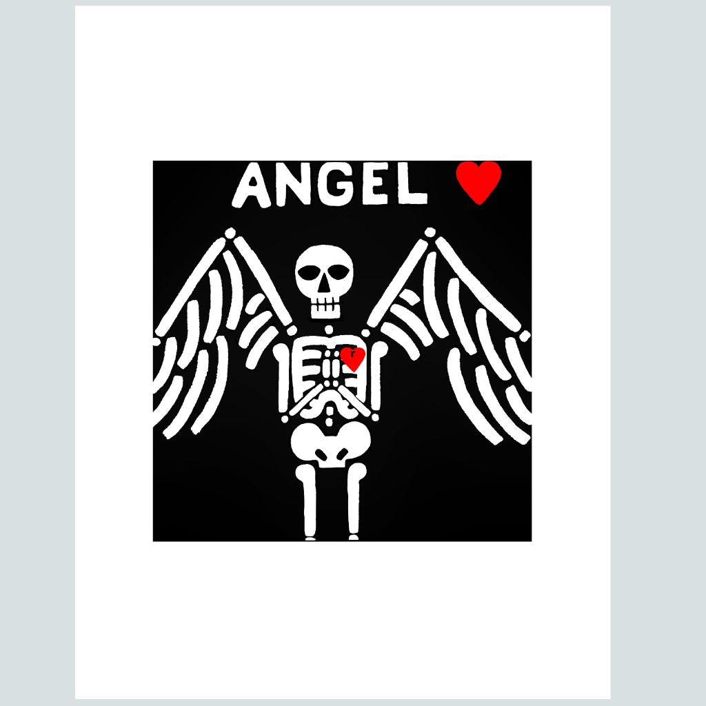 Angel Skeleton | Art Print