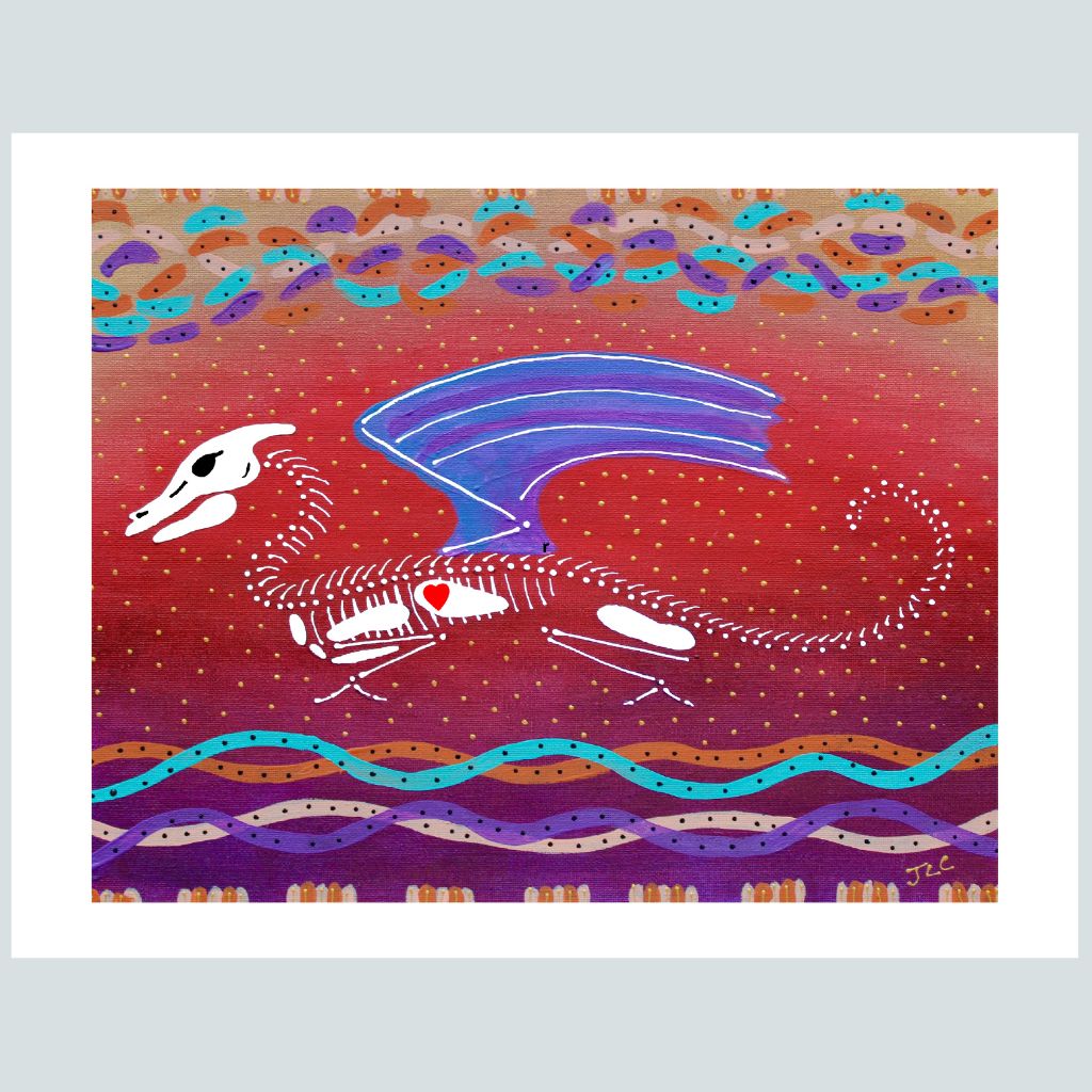 Dragon Skeleton | Art Print