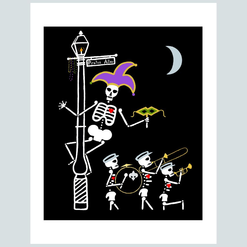 Jester Skeletons | Art Print