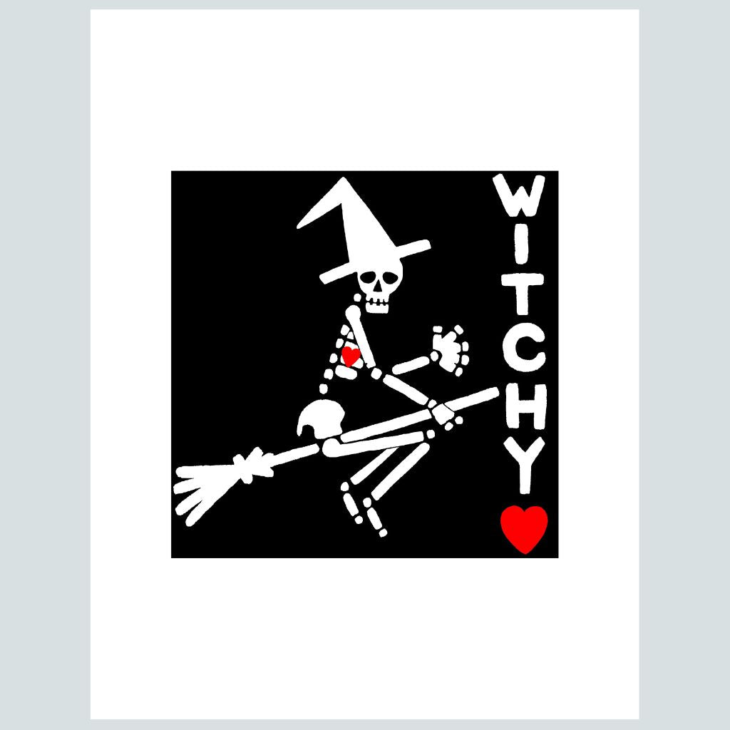 Witchy Skeletons | Art Print