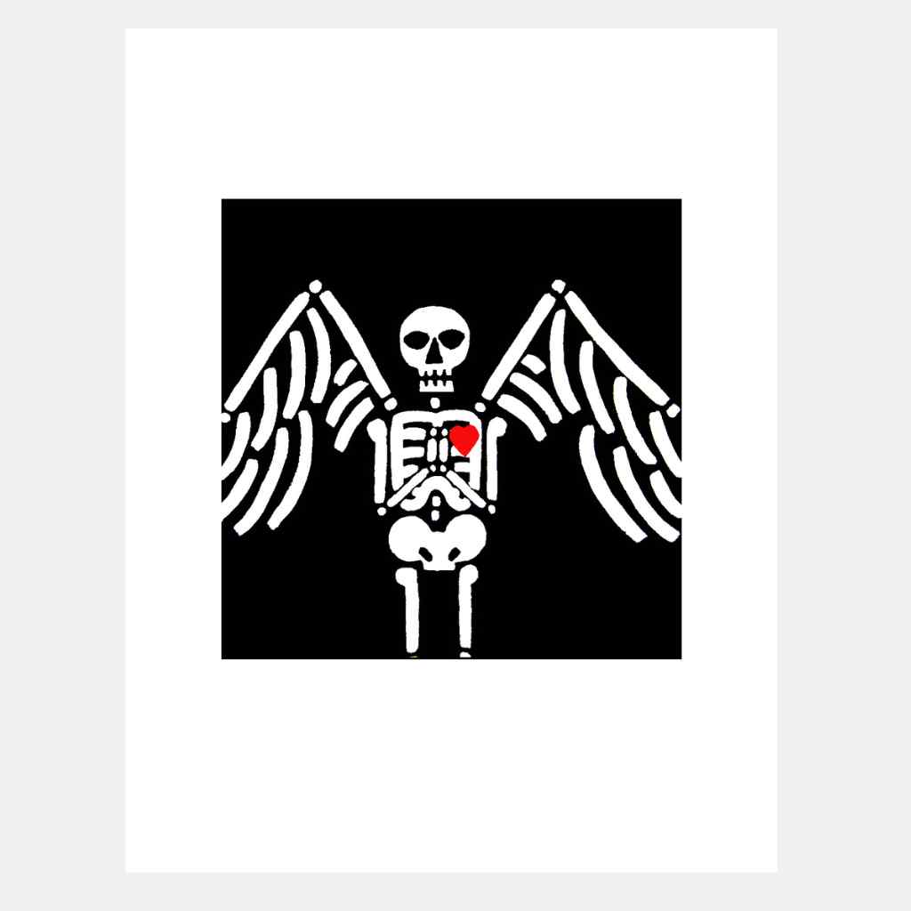 Angel Skeleton | Art Print
