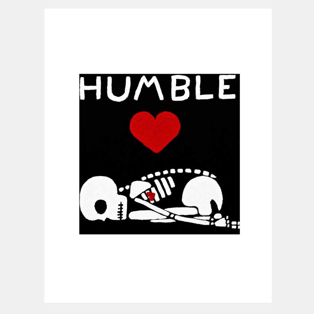 Humble Skeleton | Art Print