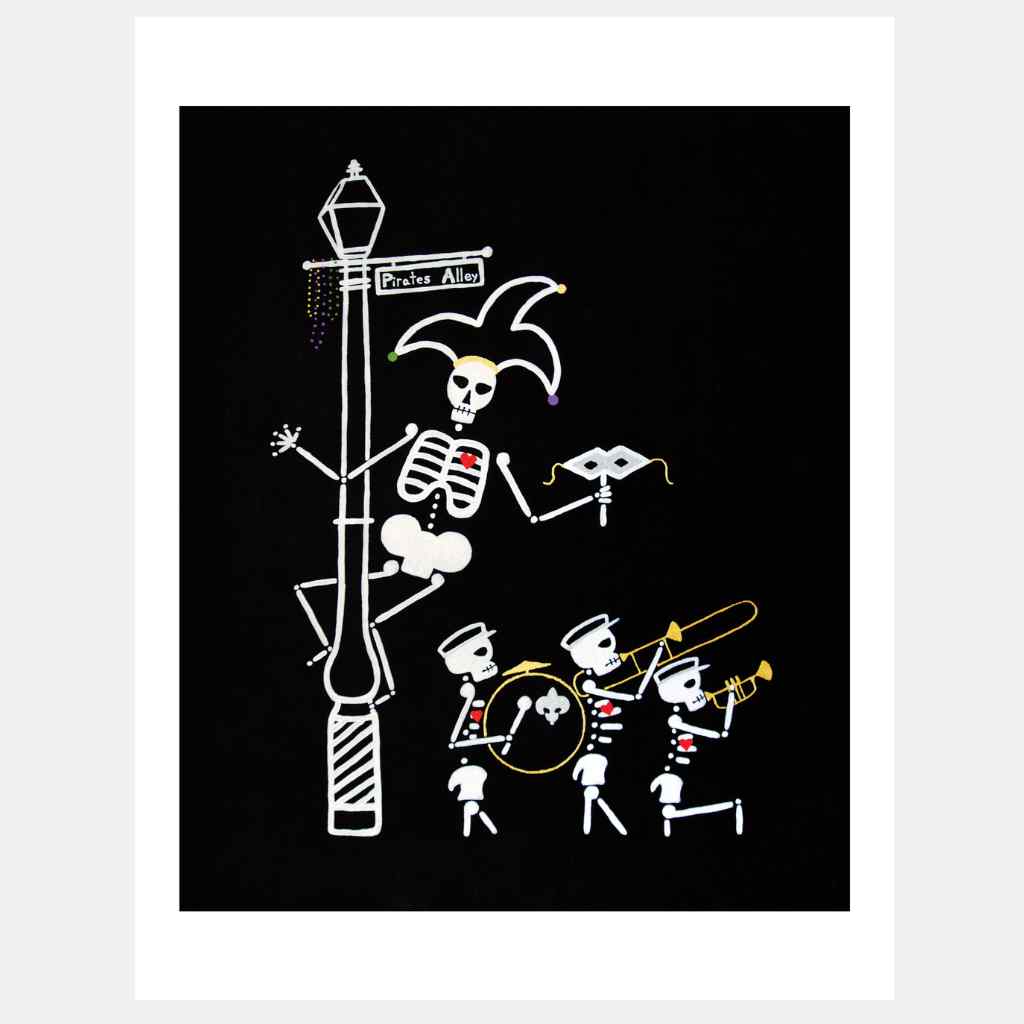 Jester Skeletons | Art Print