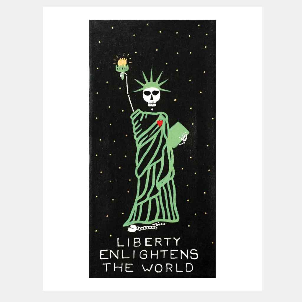 Liberty Skeleton | Art Print