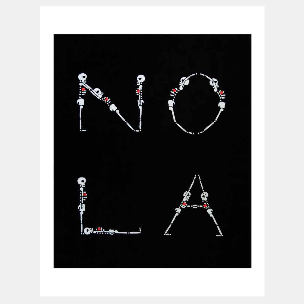 NOLA Skeletons | Art Print