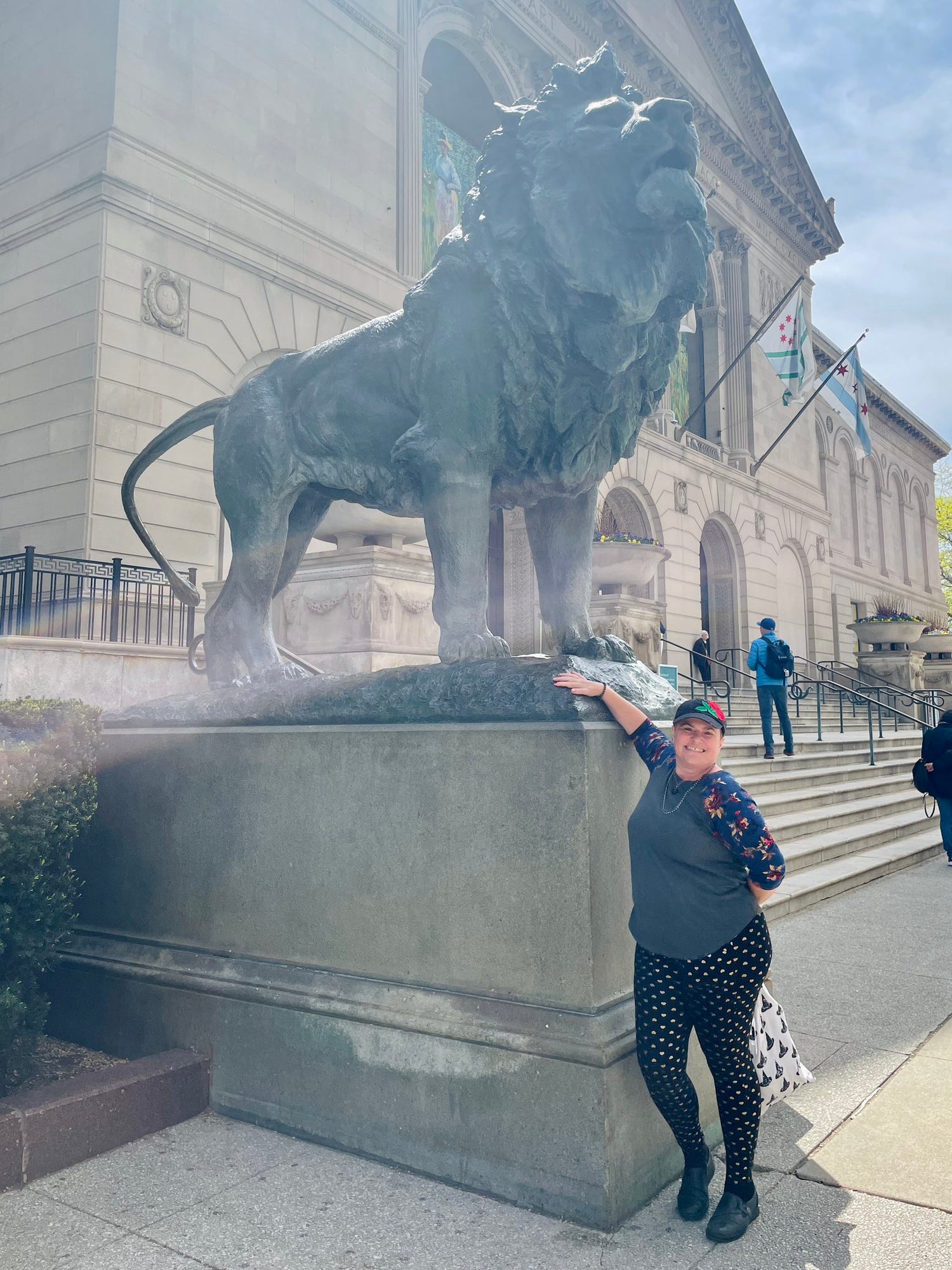 Love these two lions out front of the Art Institute