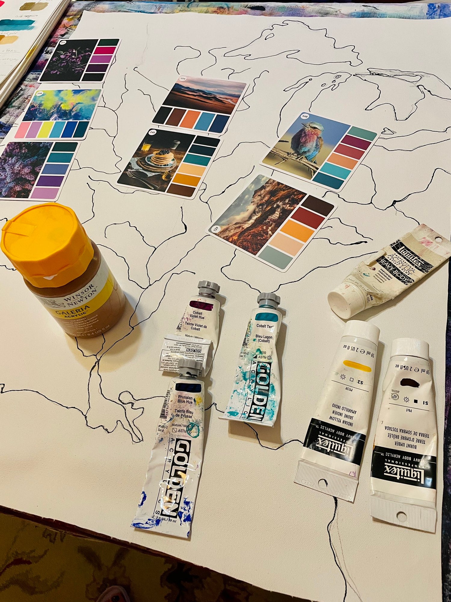 Building color palettes for new Mississippi River Watersheds