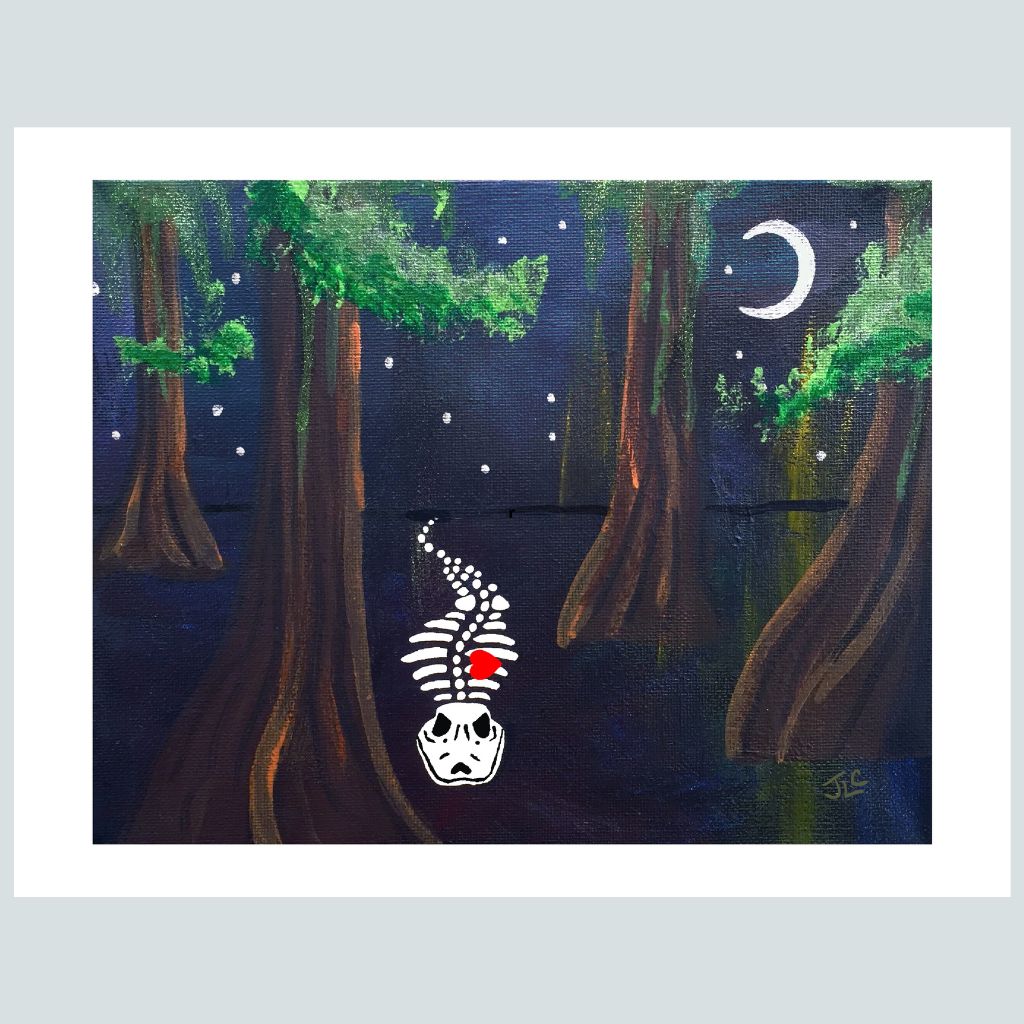 Gator Skeleton | Art Print