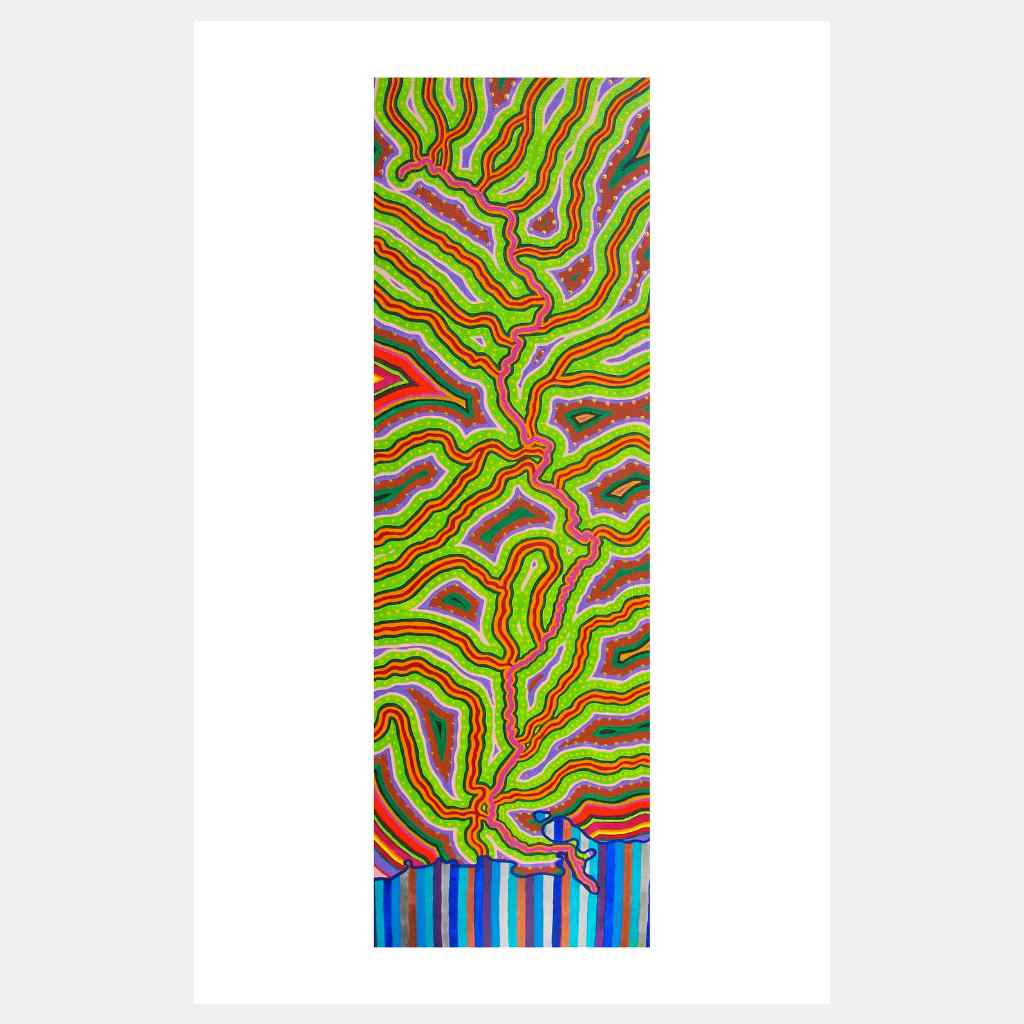 Mississippi River (Orange & Green) | Art Print
