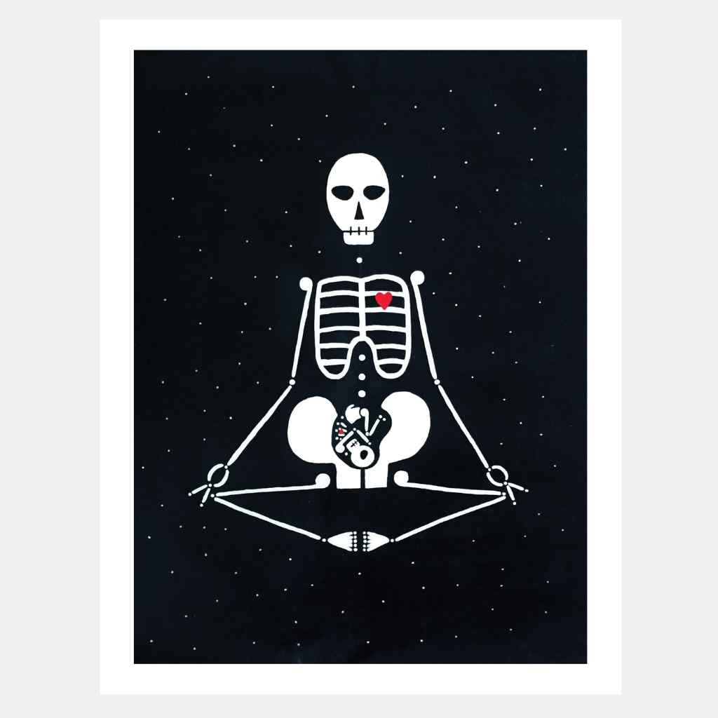 Pregnant Skeleton | Art Print