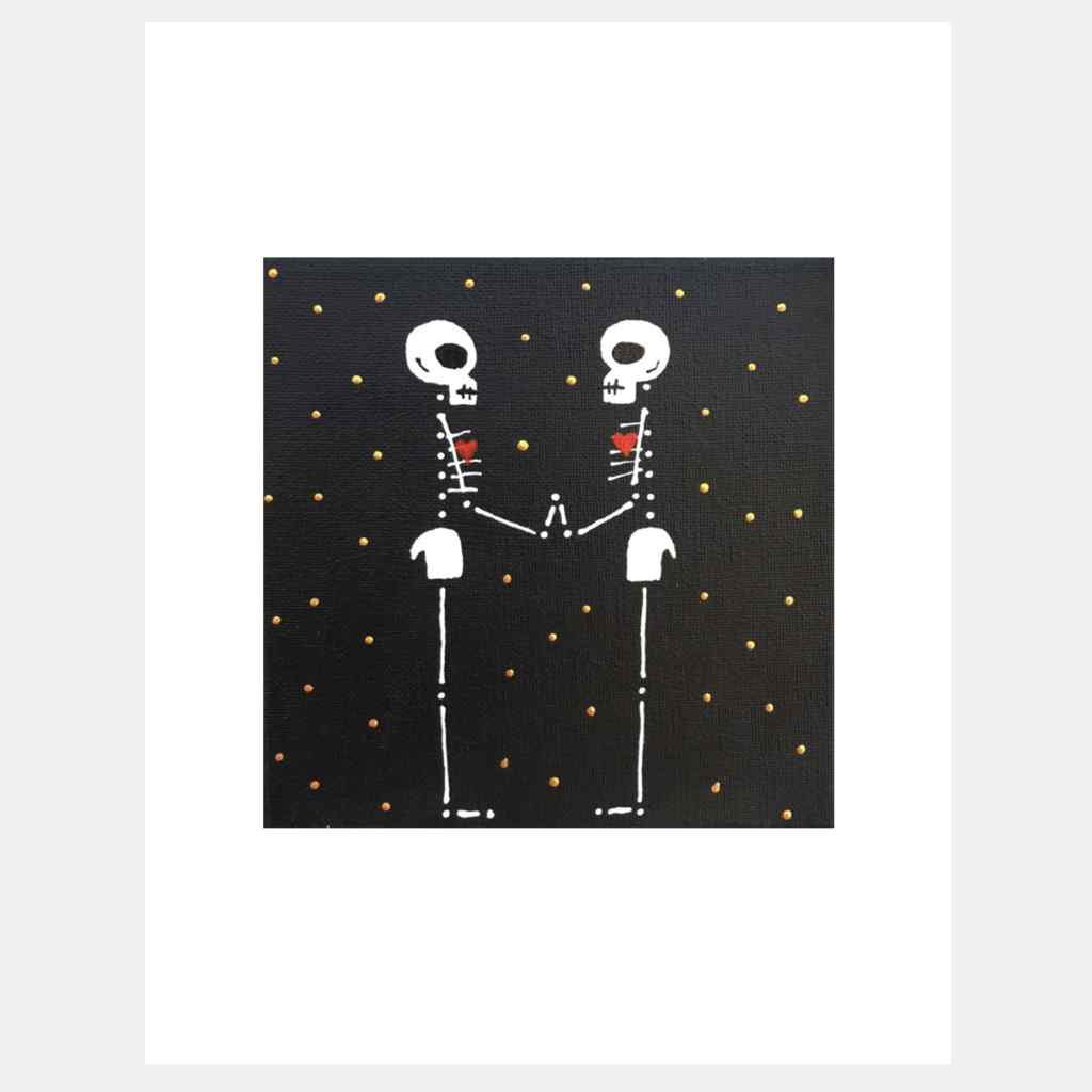 Safe Skeletons - Art Print