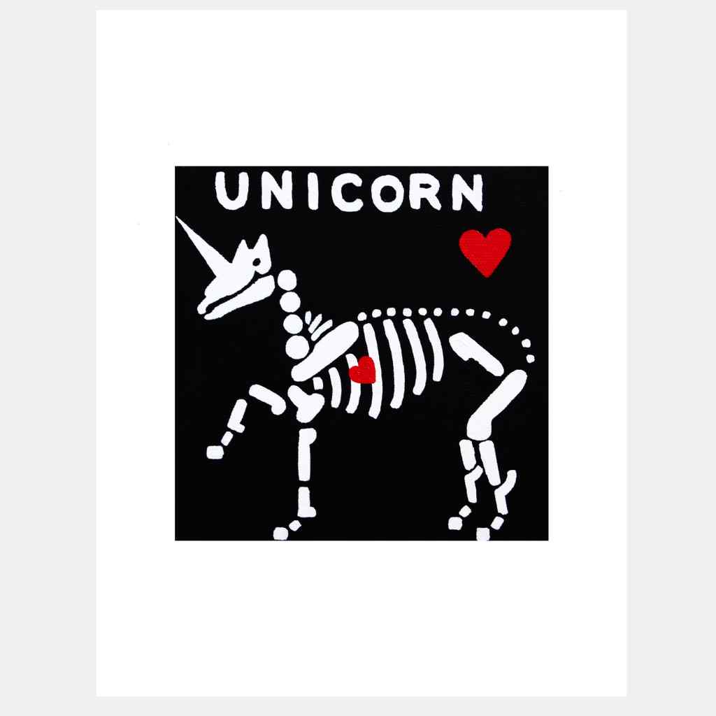 Unicorn Skeleton | Art Print