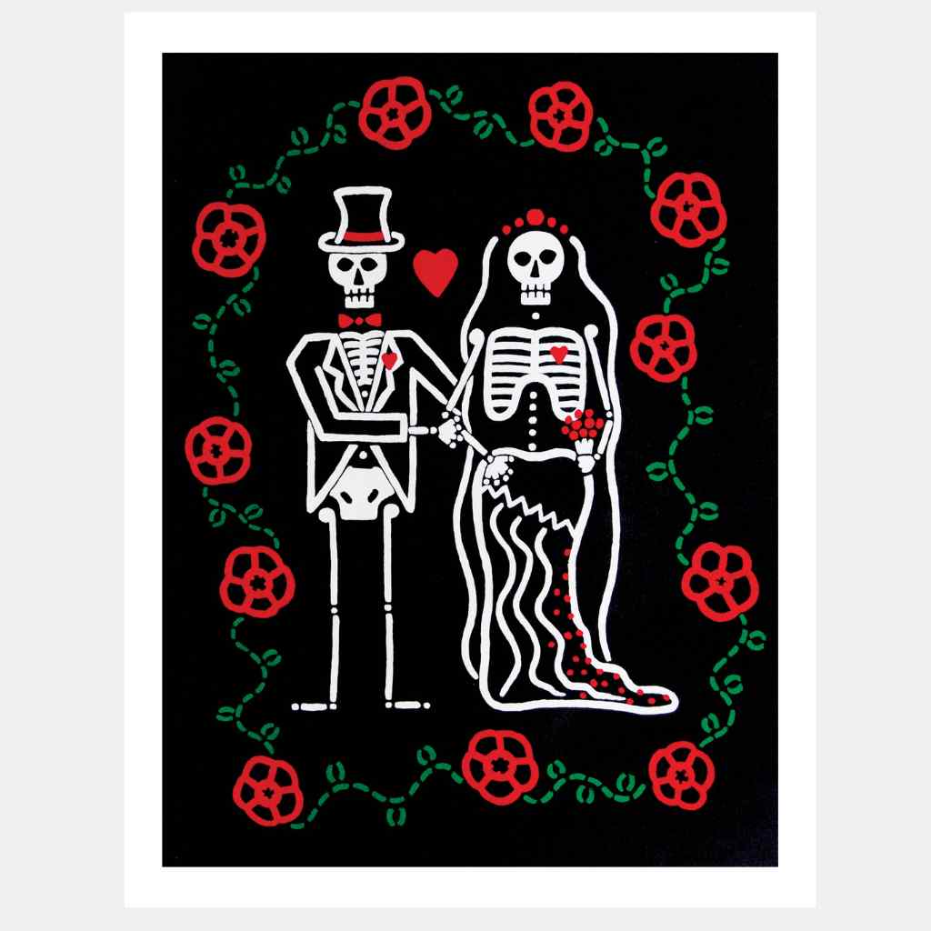 Wedding Skeletons | Art Print