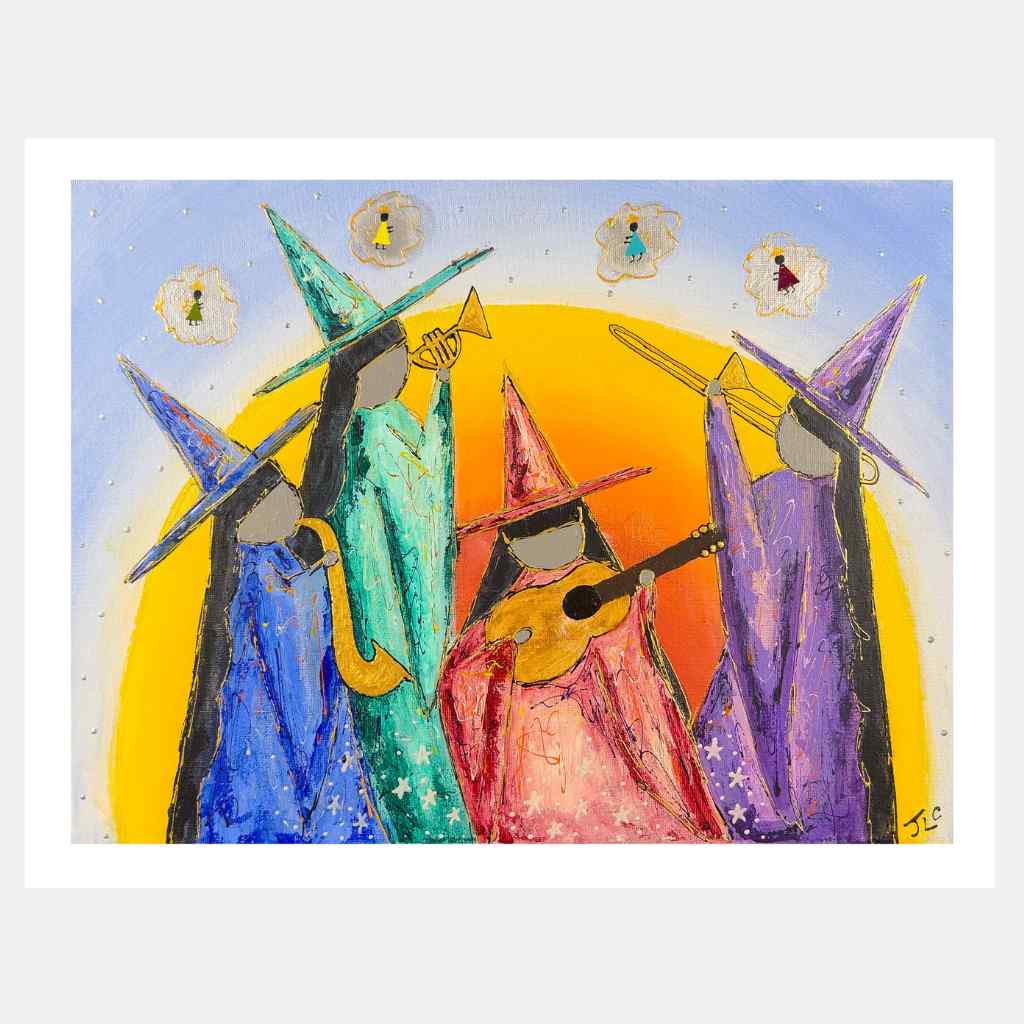 Jazz Witches - Art Print